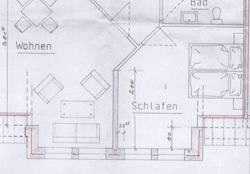 Wohnung Osterrönfeld - 2 Zimmer, 51 m&sup2;, 670&euro; | Angebot:27634881