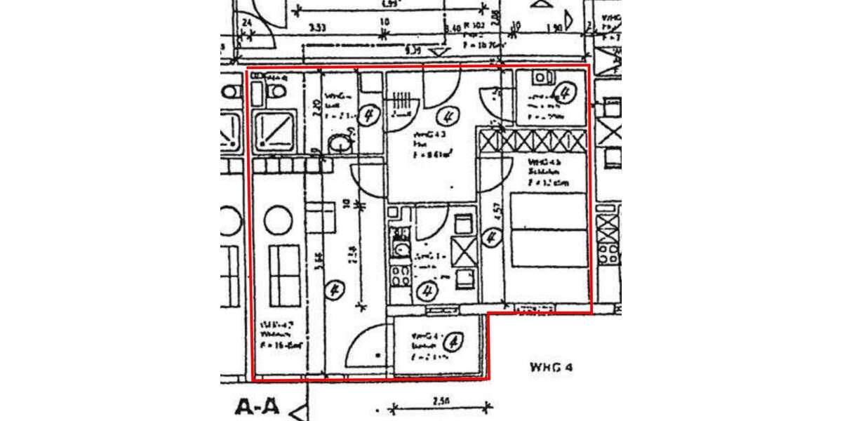 Etagenwohnung Plön - 2 Zimmer, 60 m&sup2;, 660&euro; | Angebot:27556528