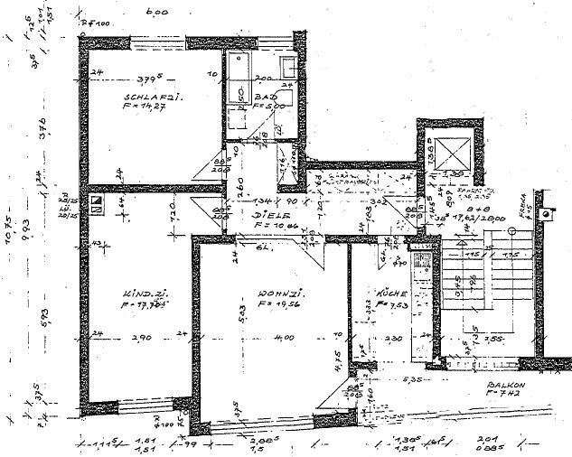 Etagenwohnung Kiel Hassee - 3 Zimmer, 79 m&sup2;, 740&euro; | Angebot:27302570