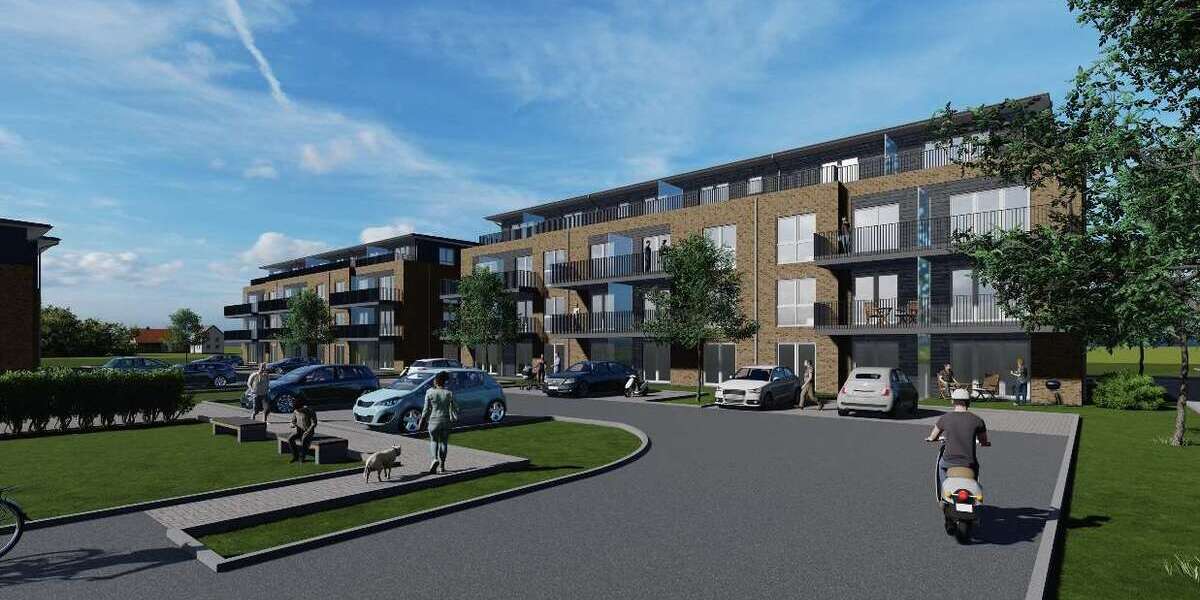 Etagenwohnung Neumünster Gartenstadt - 3 Zimmer, 90 m&sup2;, 1.105&euro; | Angebot:25267703